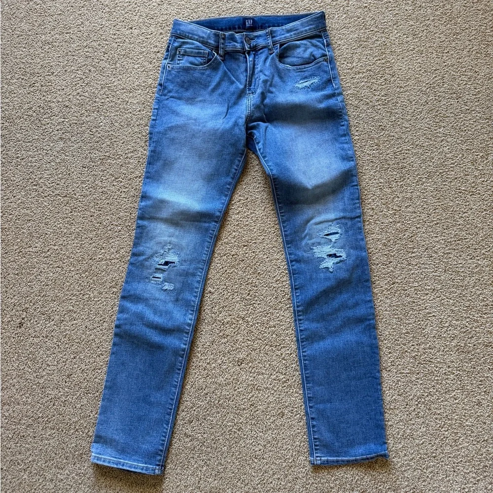 Boys/Girls Size 14 Blue Jeans Distressed  NWOT